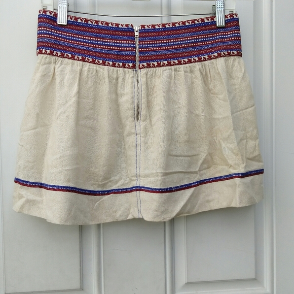 Isabel Marant Silk Mini Embroidered Skirt - Picture 3 of 4